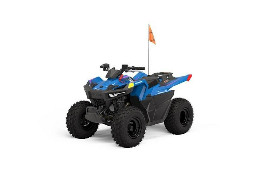 2024 Polaris Industries Outlaw 70 EFI Velocity Blue/Lifted Lime