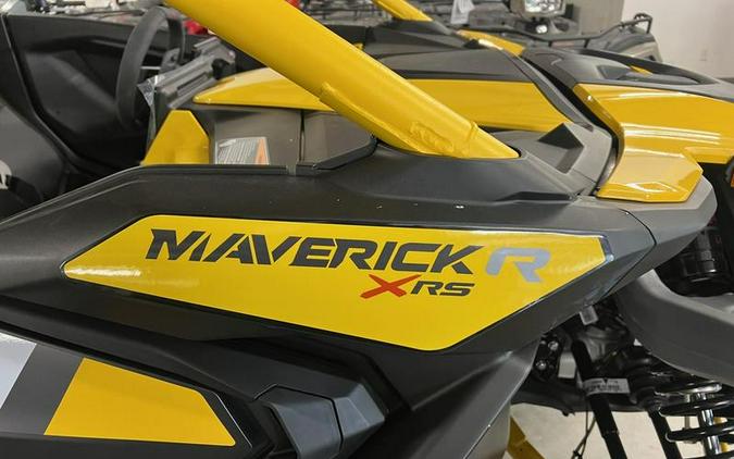 2024 Can-Am® Maverick R X RS with Smart-Shox Carbon Black & Neo Yellow