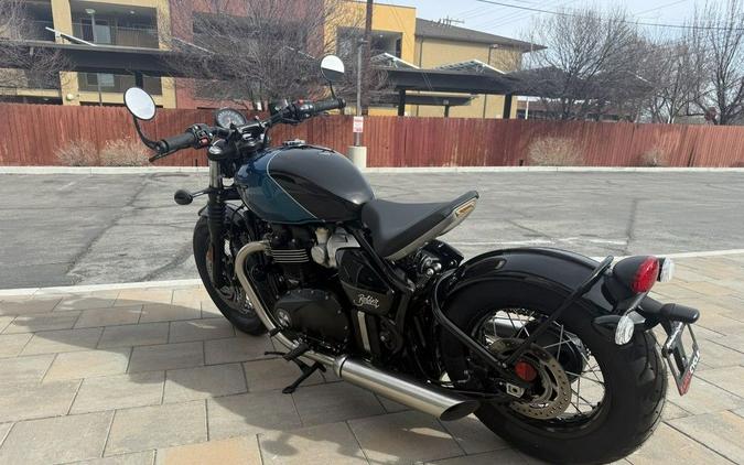 2026 Triumph Bonneville Bobber Interstellar Blue