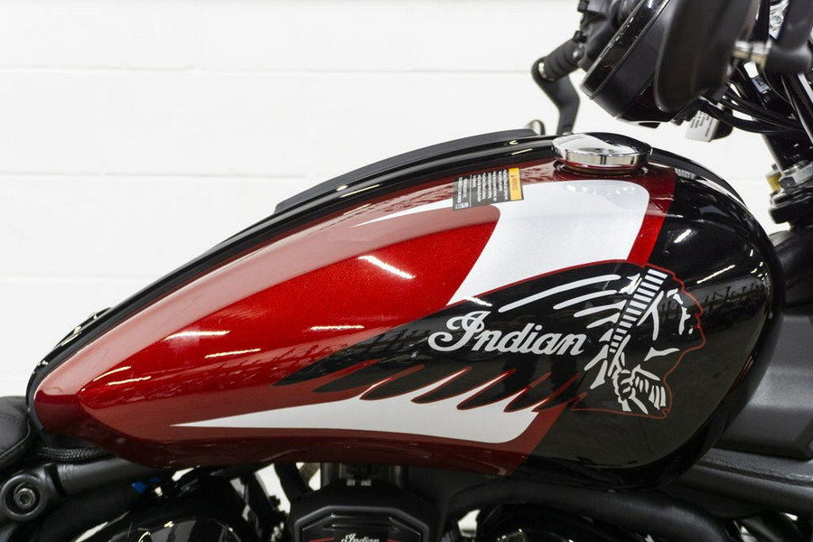 2025 Indian Motorcycle® 101 Scout® Sunset Red Metallic with Graphics