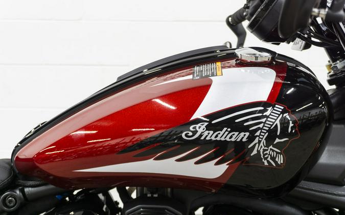 2025 Indian Motorcycle® 101 Scout® Sunset Red Metallic with Graphics