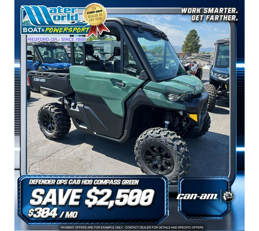 2026 Can-Am® Defender DPS CAB HD9 Compass Green