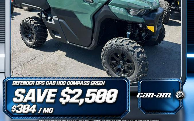 2026 Can-Am® Defender DPS CAB HD9 Compass Green