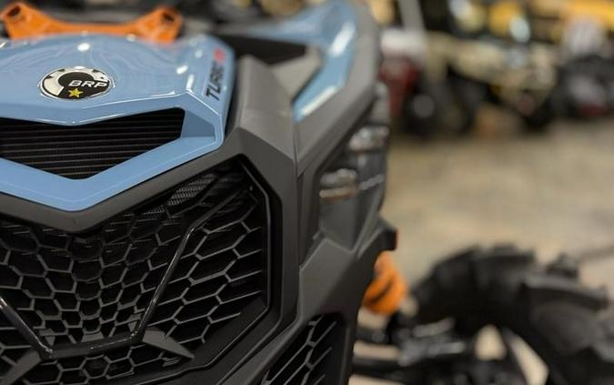 2026 Can-Am® Maverick X3 Max RS Turbo RR Scandi Blue & Orange Crush