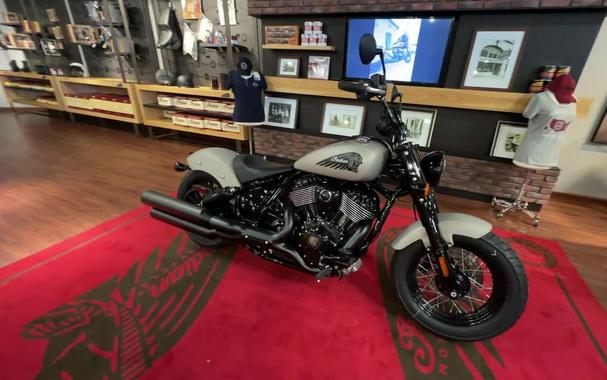 2023 Indian Motorcycle® Chief® Bobber Dark Horse® Silver Quartz Smoke