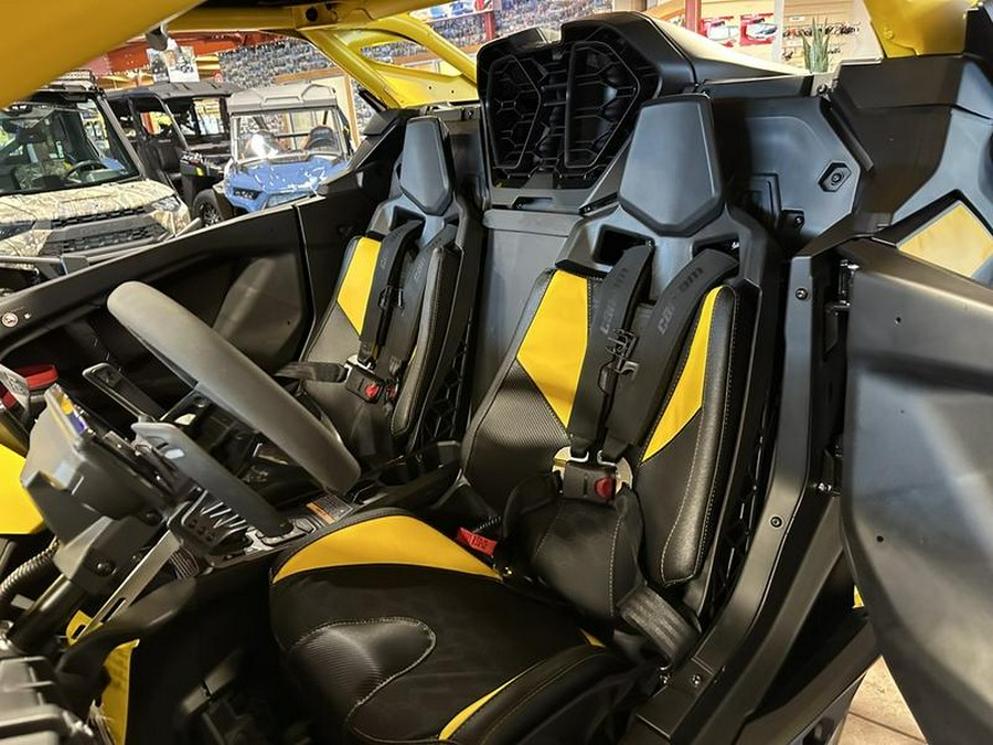 2024 Can-Am® Maverick R X RS with Smart-Shox Carbon Black & Neo Yellow