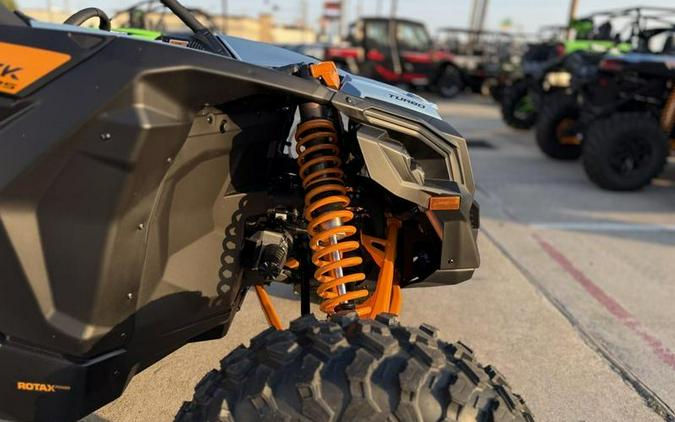 2026 Can-Am® Maverick X3 MAX RS Turbo Scandi Blue & Orange Crush