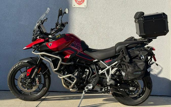2024 Triumph Tiger 900 GT Pro Carnival Red Sapphire Black