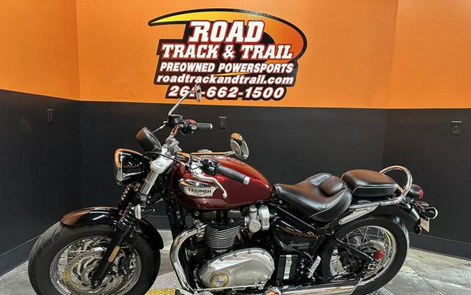 2023 Triumph Bonneville Speedmaster Cordovan Red