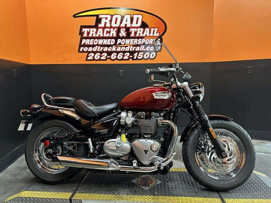 2023 Triumph Bonneville Speedmaster Cordovan Red