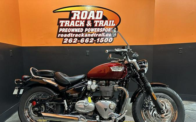 2023 Triumph Bonneville Speedmaster Cordovan Red