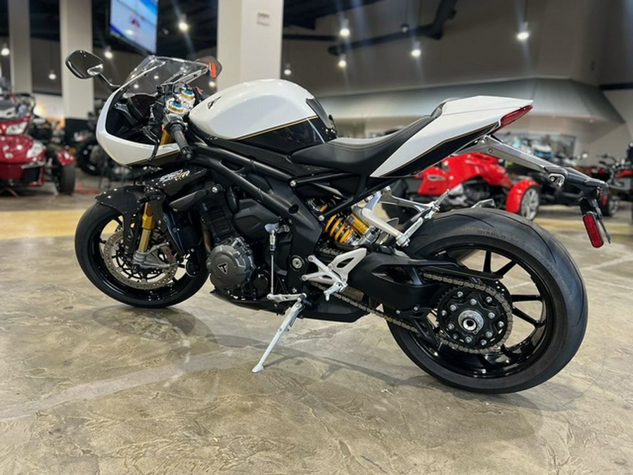 2022 Triumph Speed Triple 1200 RR Crystal White Storm Grey 1200 RR