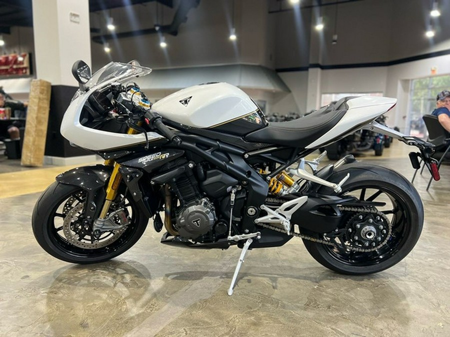 2022 Triumph Speed Triple 1200 RR Crystal White Storm Grey 1200 RR