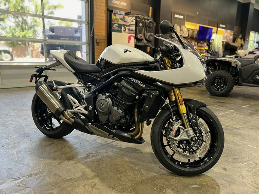 2022 Triumph Speed Triple 1200 RR Crystal White Storm Grey 1200 RR