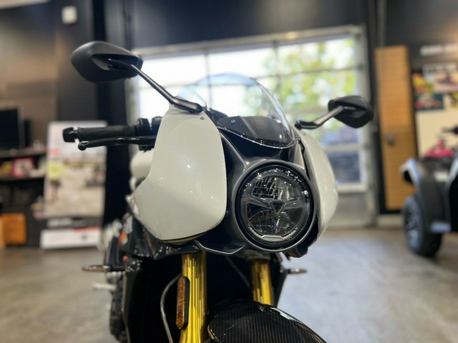 2022 Triumph Speed Triple 1200 RR Crystal White Storm Grey 1200 RR