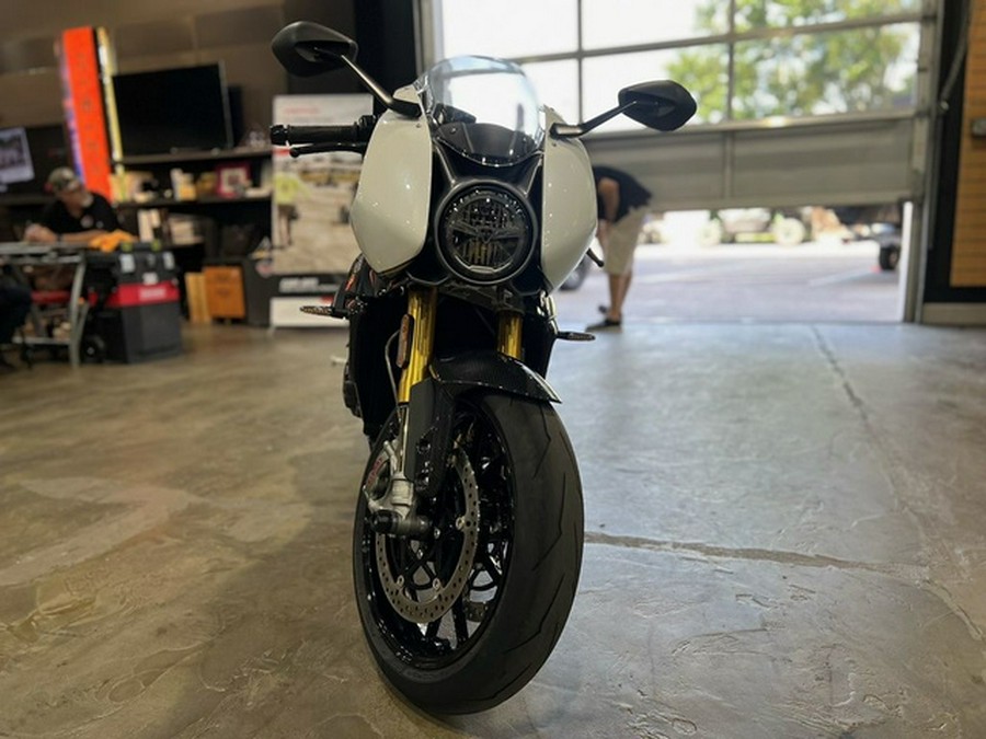 2022 Triumph Speed Triple 1200 RR Crystal White Storm Grey 1200 RR