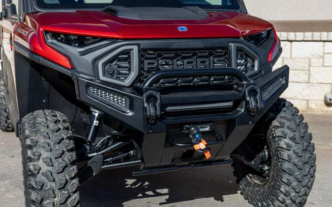 New 2024 POLARIS RANGER CREW XD 1500 NORTHSTAR EDITION ULTIMATE SUNSET RED