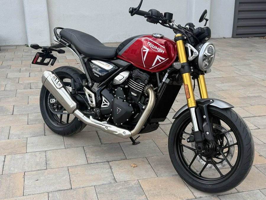 2026 Triumph Speed 400 Lava Red Gloss/Storm Grey