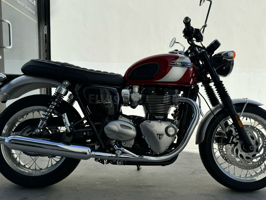 2025 Triumph Bonneville T120 Elvis Presley Limited Edition Carnival Red