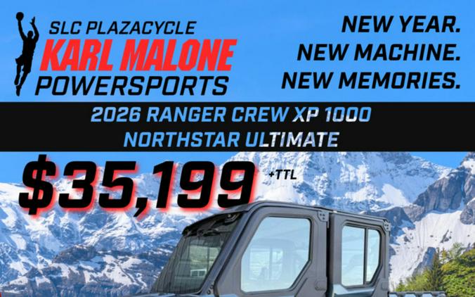 2026 Polaris® Ranger Crew XP 1000 NorthStar Edition Ultimate Blue Labyrinth