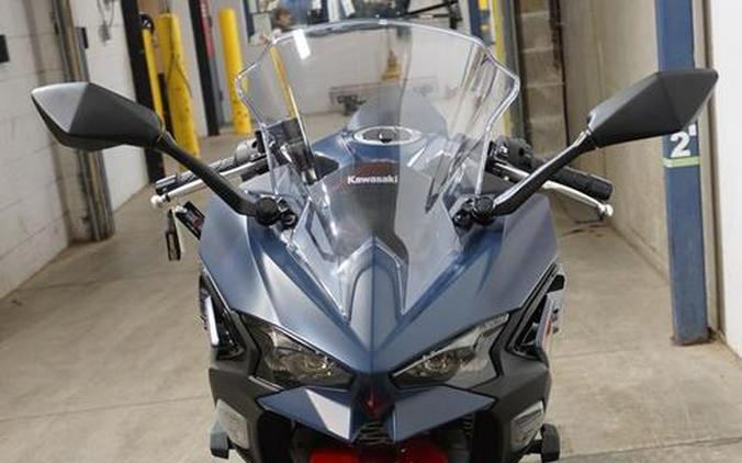 2026 Kawasaki Ninja® 500 ABS Metallic Matte Twilight Blue