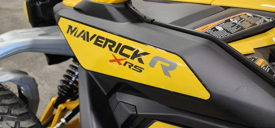 2024 Can-Am® Maverick R X RS with Smart-Shox Carbon Black & Neo Yellow