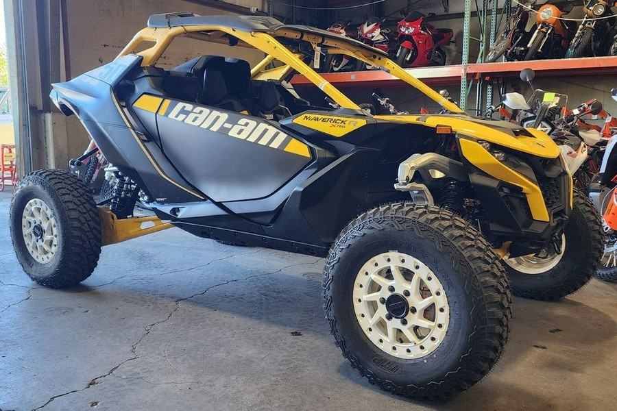 2024 Can-Am® Maverick R X RS with Smart-Shox Carbon Black & Neo Yellow