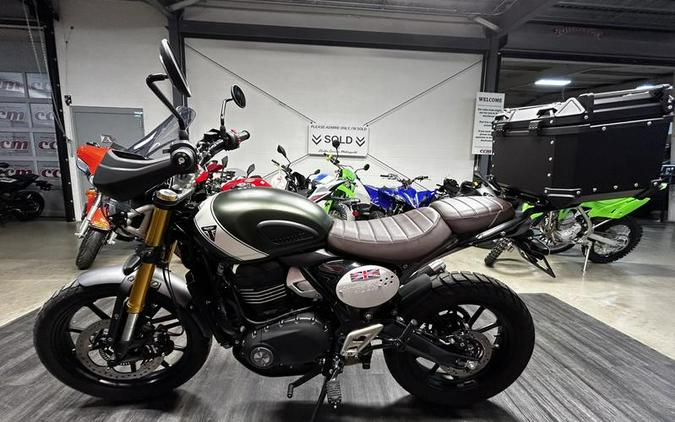 2024 Triumph Scrambler 400 X Phantom Black / Silver Ice