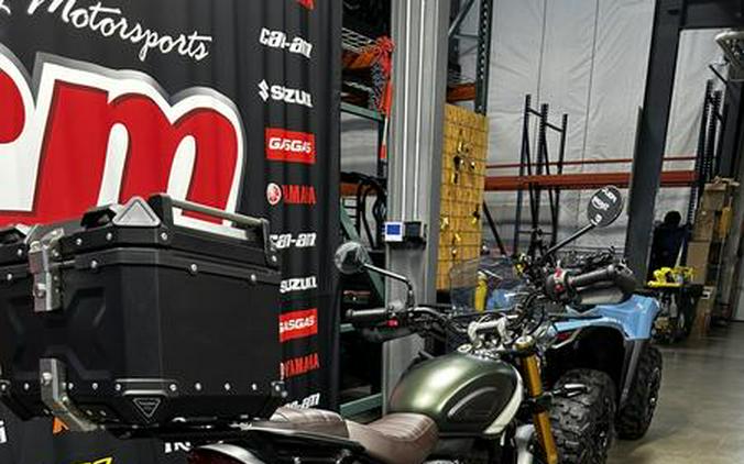 2024 Triumph Scrambler 400 X Phantom Black / Silver Ice