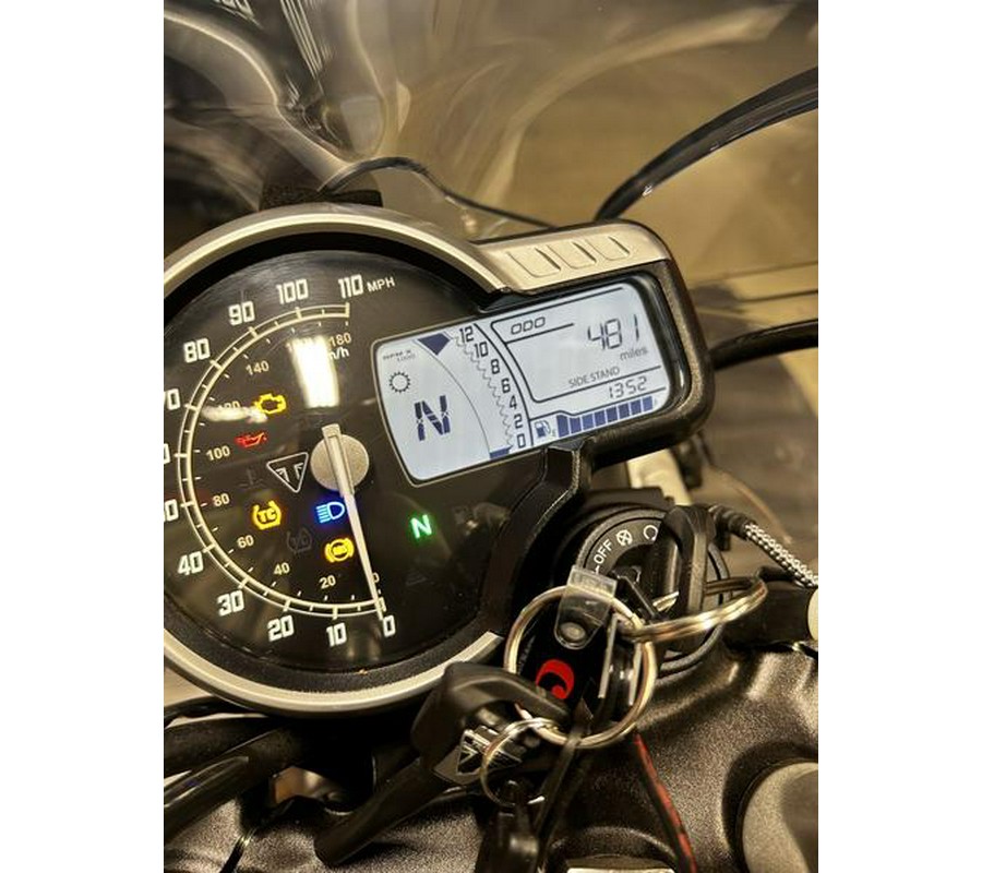 2024 Triumph Scrambler 400 X Phantom Black / Silver Ice