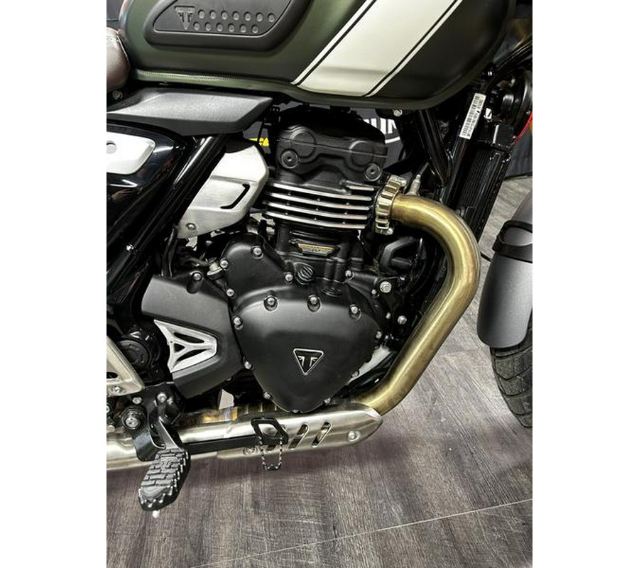 2024 Triumph Scrambler 400 X Phantom Black / Silver Ice