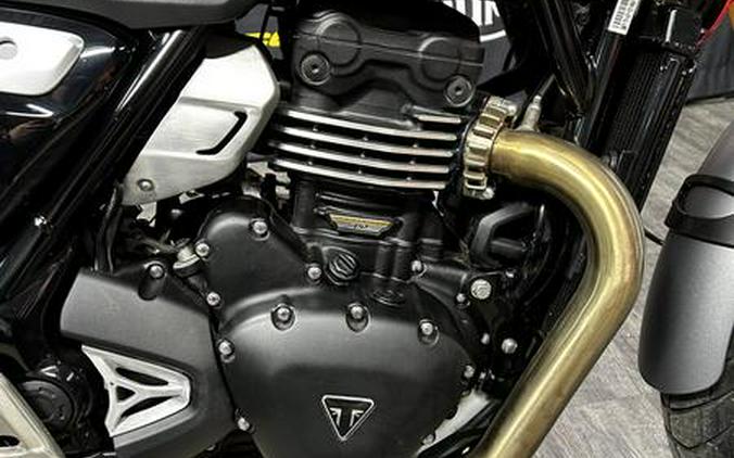 2024 Triumph Scrambler 400 X Phantom Black / Silver Ice