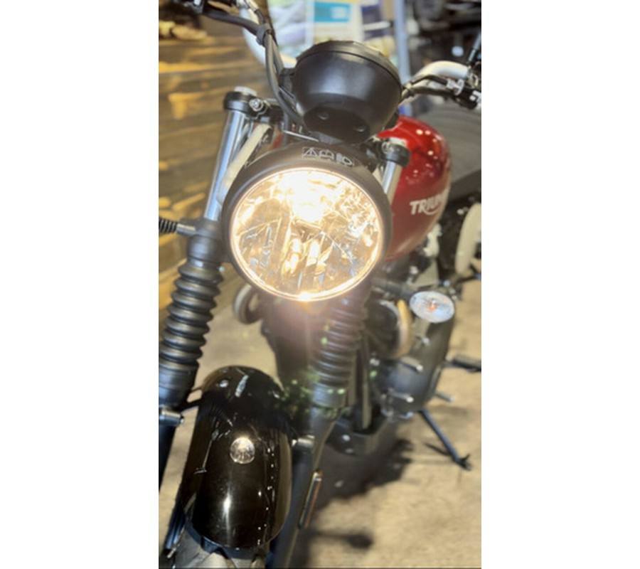 2023 Triumph Scrambler 900 Carnival Red Jet Black