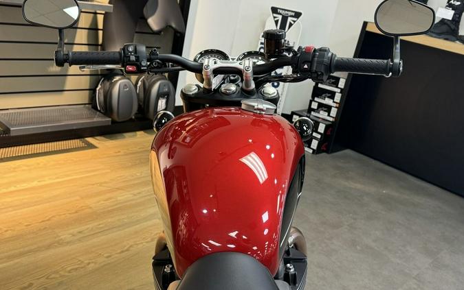 2019 Triumph Speed Twin Korosi Red and Storm Grey