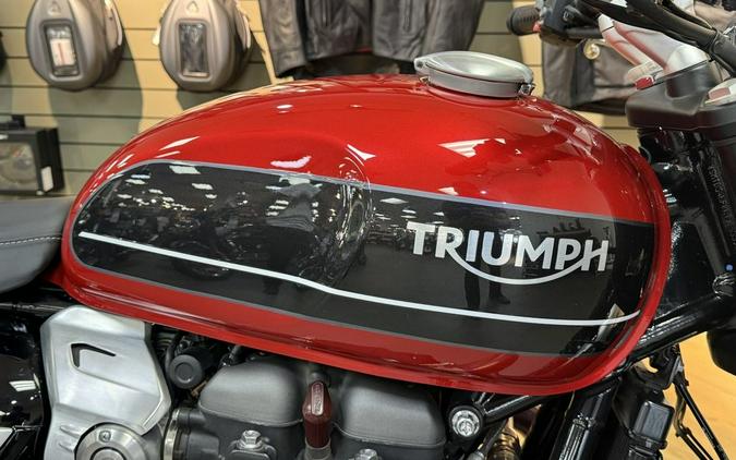 2019 Triumph Speed Twin Korosi Red and Storm Grey