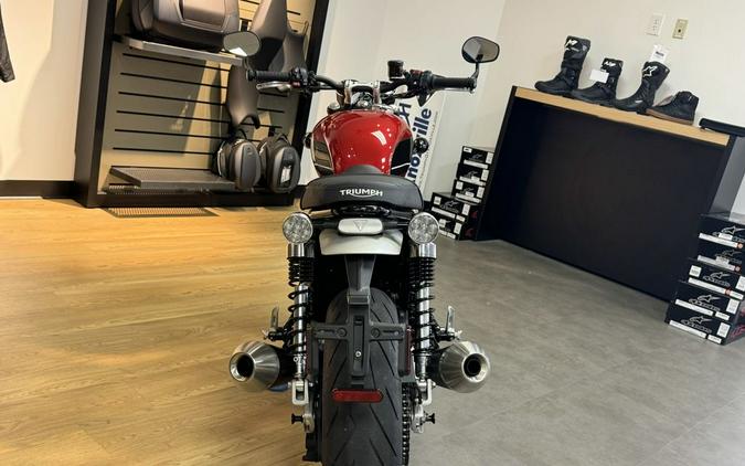 2019 Triumph Speed Twin Korosi Red and Storm Grey