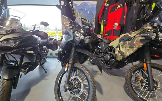 2025 Kawasaki KLR®650 S Metallic Matte Old School Green