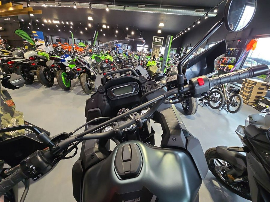 2025 Kawasaki KLR®650 S Metallic Matte Old School Green