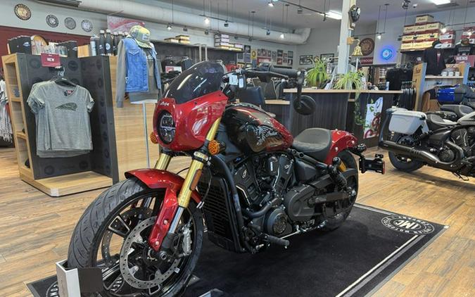 2026 Indian 101 Scout Sunset Red Metallic
