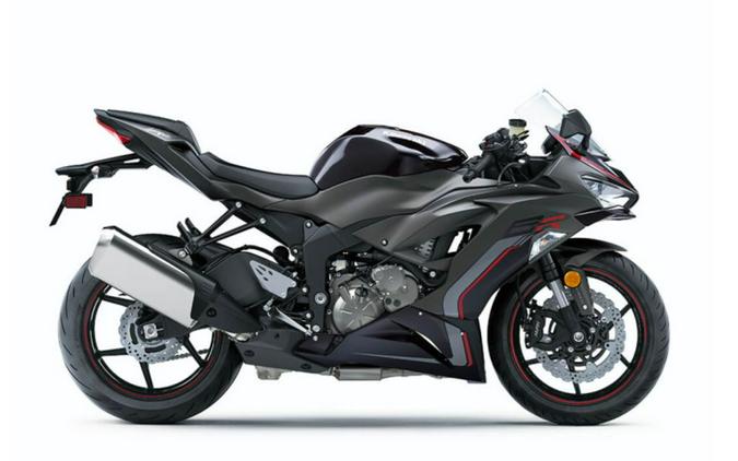 2023 Kawasaki Ninja® ZX™-6R ABS Metallic Matte Graphenesteel Gray / Black