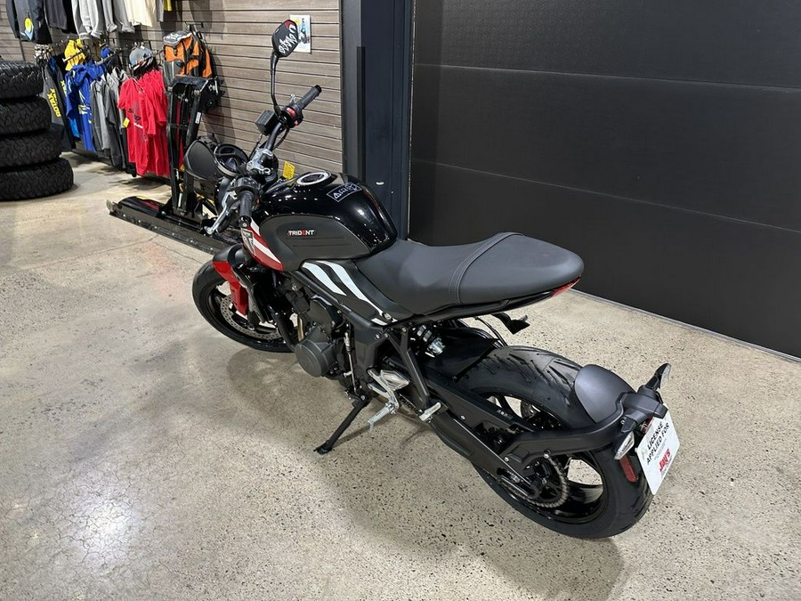 2025 Triumph Trident 660 Diablo Red/Sapphire Black