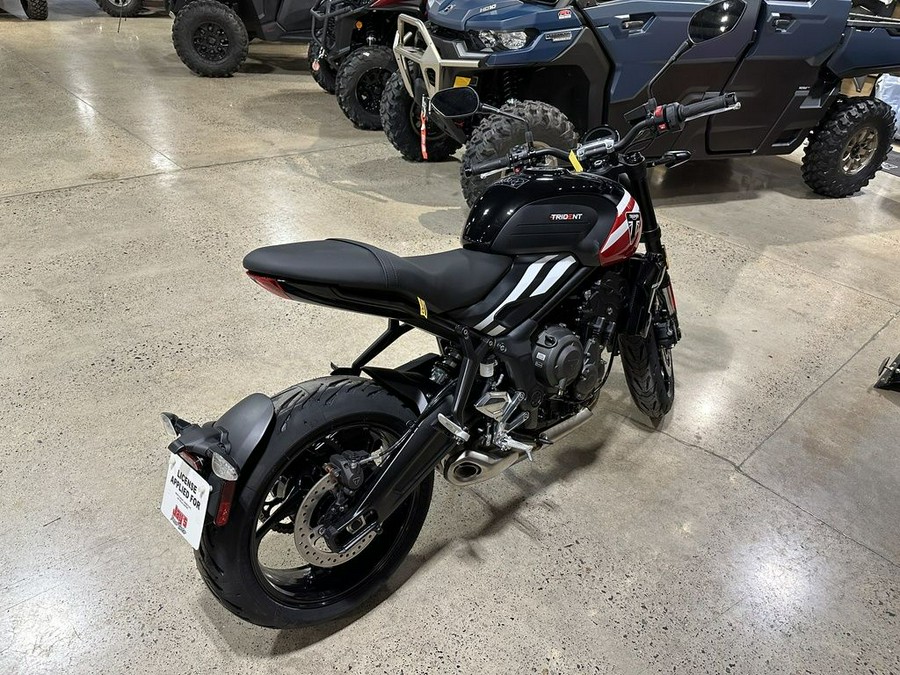 2025 Triumph Trident 660 Diablo Red/Sapphire Black