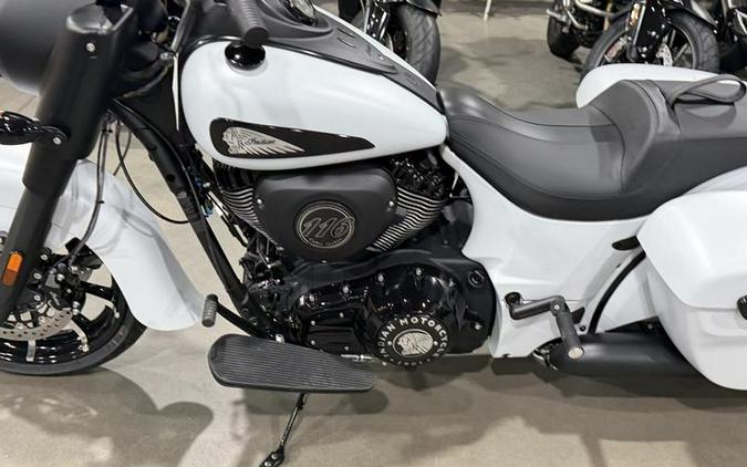 2026 Indian Motorcycle® Springfield ® Dark Horse® Ghost White Metallic Smoke