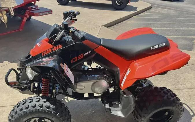 New 2024 CAN-AM DS 250 BLACK AND CANAM RED
