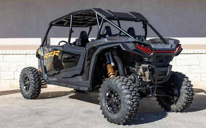 New 2024 POLARIS RZR XP 4 1000 PREMIUM MATTE TITANIUM AND ONYX BLACK