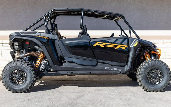 New 2024 POLARIS RZR XP 4 1000 PREMIUM MATTE TITANIUM AND ONYX BLACK