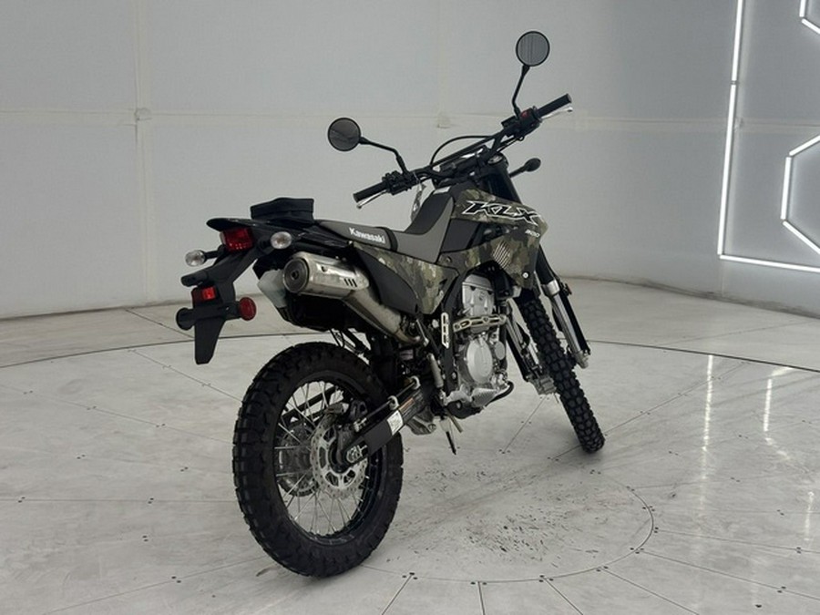 2026 Kawasaki KLX300 Cypher Camo Beige