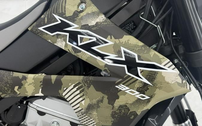 2026 Kawasaki KLX300 Cypher Camo Beige