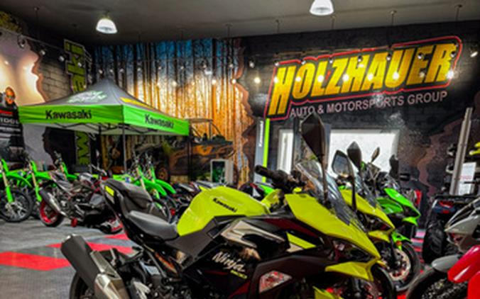 2026 Kawasaki Ninja 500 ABS Metallic Yellowish Green/Ebony