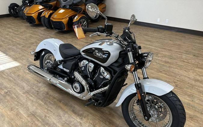 2025 Indian Scout Classic Limited +Tech Ghost White Metallic